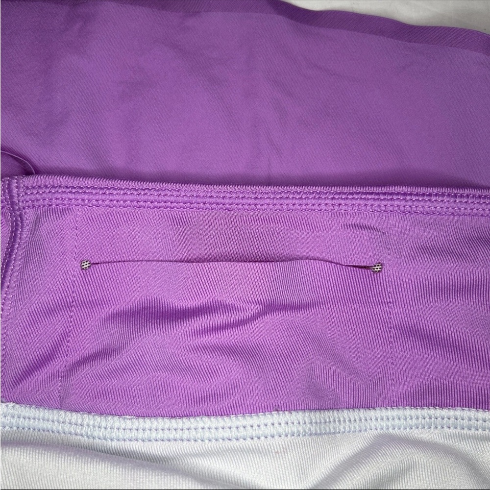 Nike Dri-Fit Women's Tennis Skirt Skort Short Lightweight Purple Turquoise EUC - Picture 7 of 11